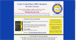 Desktop Screenshot of lettercarriercalendars.com